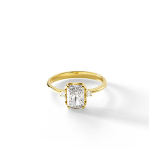 EMERALD DIAMOND RING<br>1.00 ct. in 18K Gold