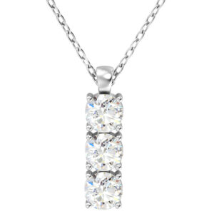 CLASSIC TRIO DIAMOND PENDANT<BR>1.50 ct. 18K Gold