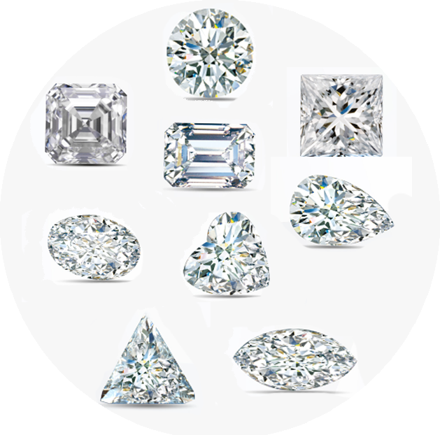 Types of Diamond Cuts and Shapes